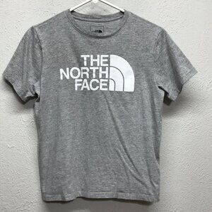 The North Face T-Shirt Womens S Gray Short Sleeve Graphic Logo Tee